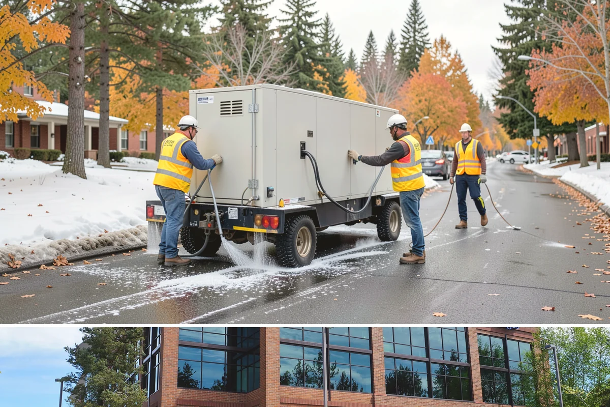 Bioswale Maintenance in Mountlake Terrace, Snohomish County, WA - Major vegetation work is best done in late spring and summer, while inspections continue through the wet season to catch flow...