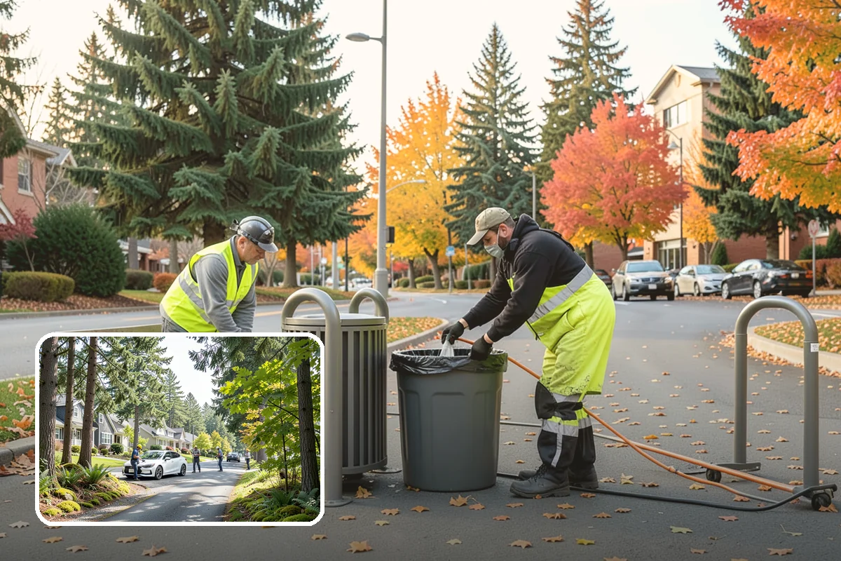 Bioswale Maintenance in Normandy Park, King County, WA - Sustained pollutant-removal performance of the facility