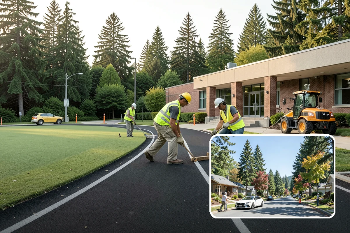 Bioswale Maintenance in Orting, Pierce County, WA - Sustained pollutant-removal performance of the facility