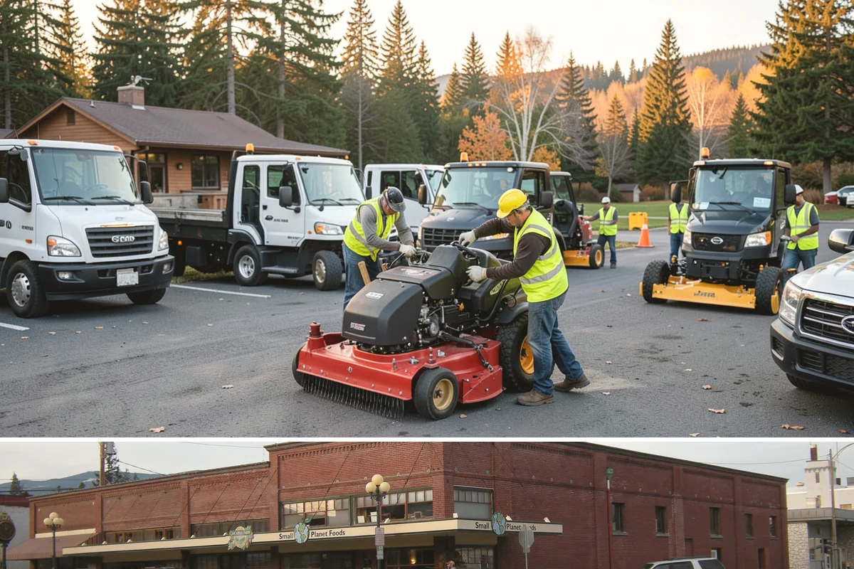 Bioswale Maintenance in Sedro-Woolley, Skagit County, WA - Major vegetation work is best done in late spring and summer, while inspections continue through the wet season to catch flow...