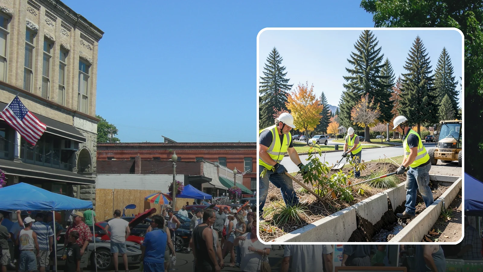 Bioswale Maintenance in Snohomish, Snohomish County, WA - Vegetation and sediment management that keeps bioswales treating runoff as designed.