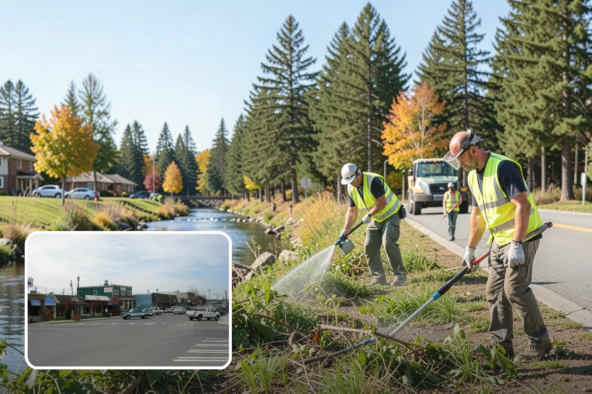 Bioswale Maintenance in Stanwood, Snohomish County, WA - Sustained pollutant-removal performance of the facility