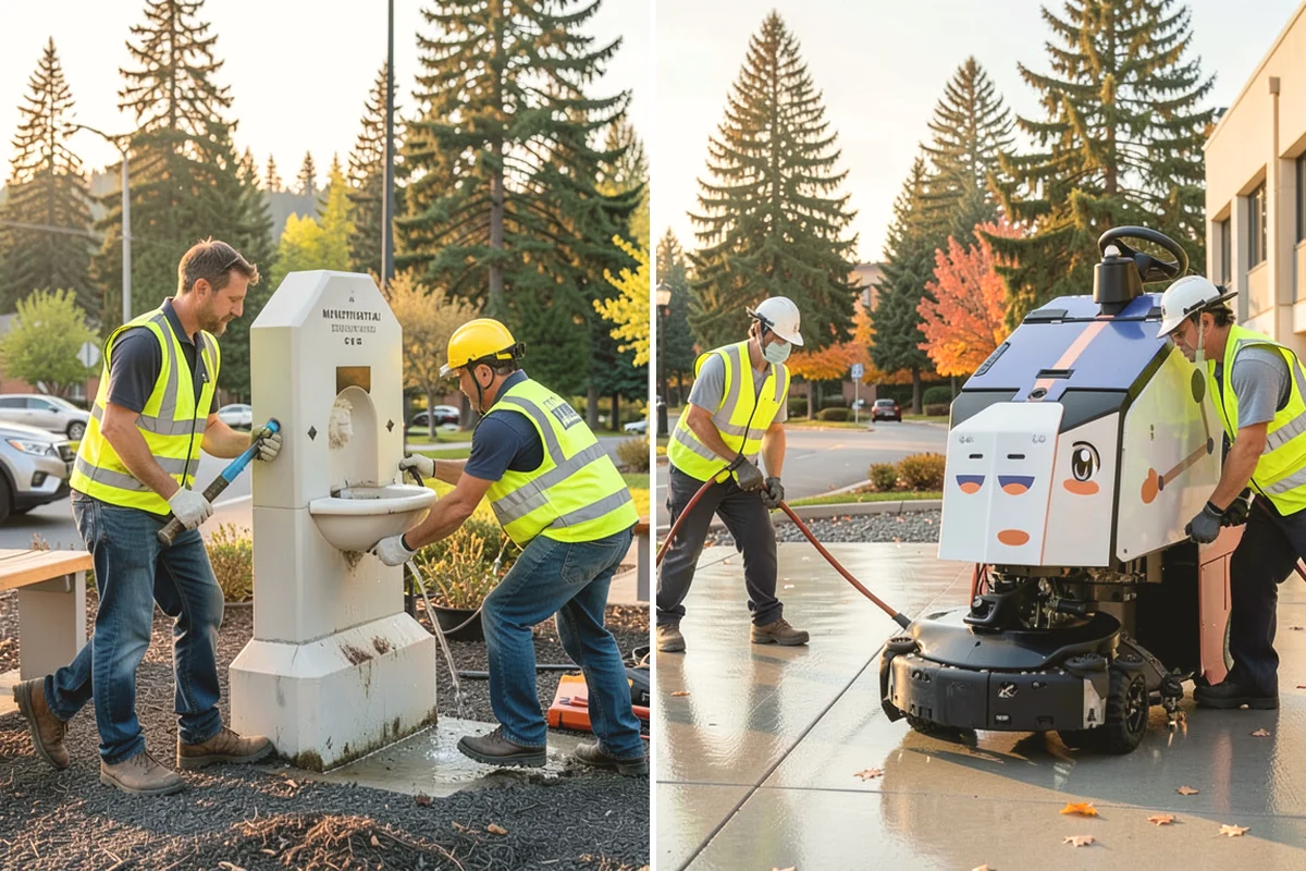 Bioswale Maintenance in Tacoma, Pierce County, WA - Inspect vegetation health, sediment, and flow paths
