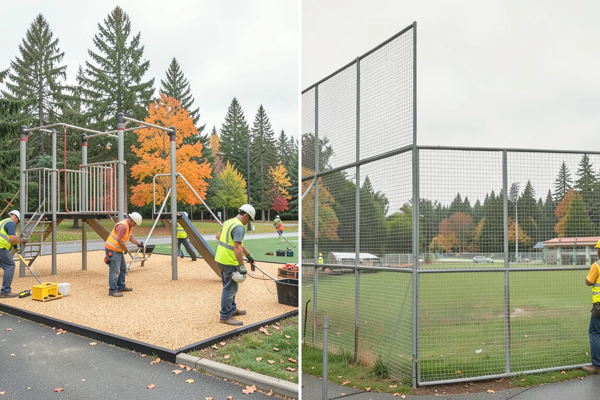 Bioswale Maintenance in Yarrow Point, King County, WA - Inspect vegetation health, sediment, and flow paths