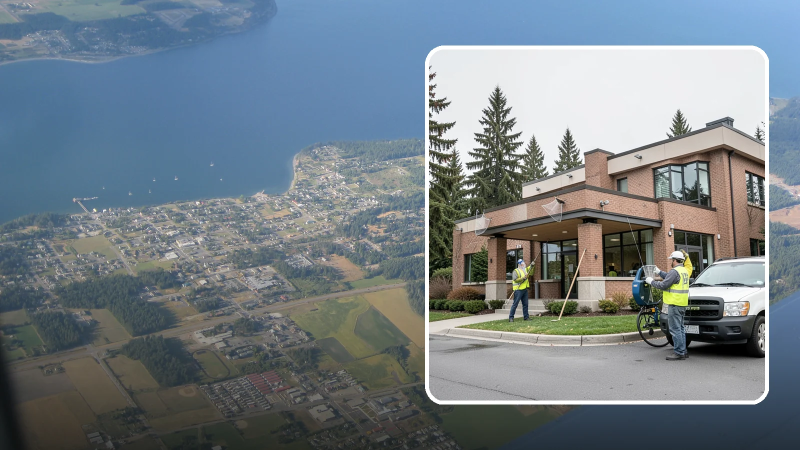 Bird Control & Deterrent in Coupeville, Island County, WA - Bird control and deterrent installation that protects public buildings and structures from nuisance birds.
