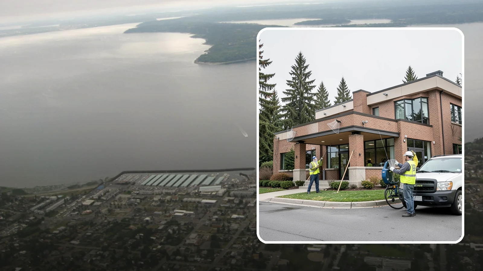 Bird Control & Deterrent in Des Moines, King County, WA - Bird control and deterrent installation that protects public buildings and structures from nuisance birds.