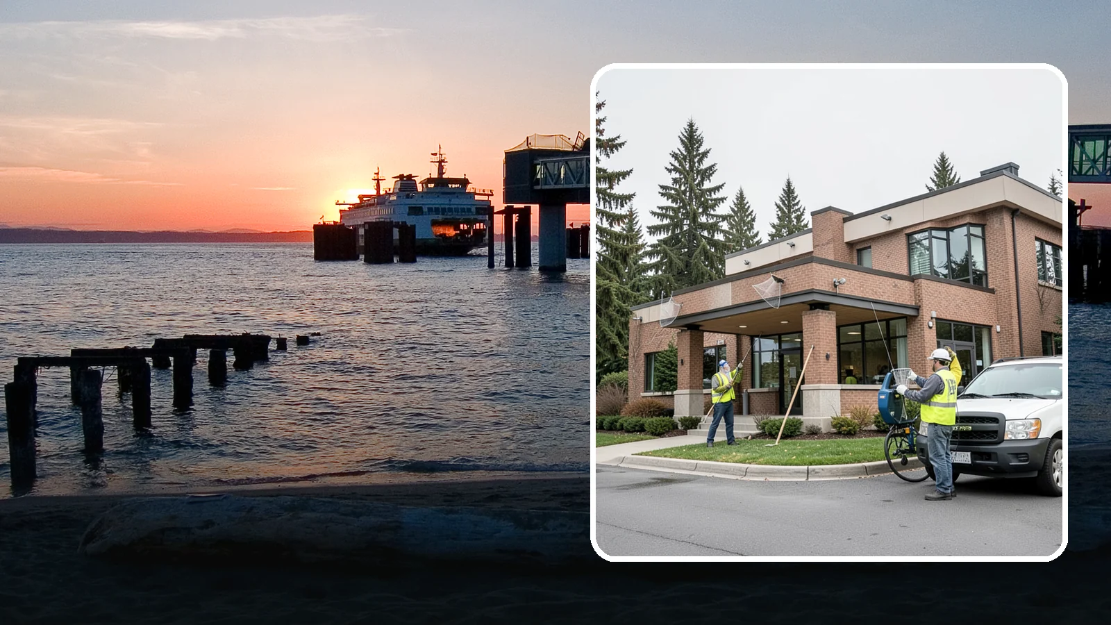Bird Control & Deterrent in Edmonds, Snohomish County, WA - Bird control and deterrent installation that protects public buildings and structures from nuisance birds.
