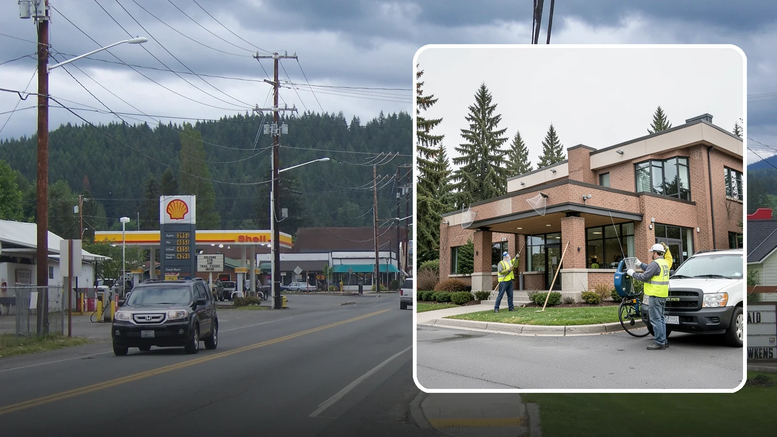 Bird Control & Deterrent in Granite Falls, Snohomish County, WA - Bird control and deterrent installation that protects public buildings and structures from nuisance birds.