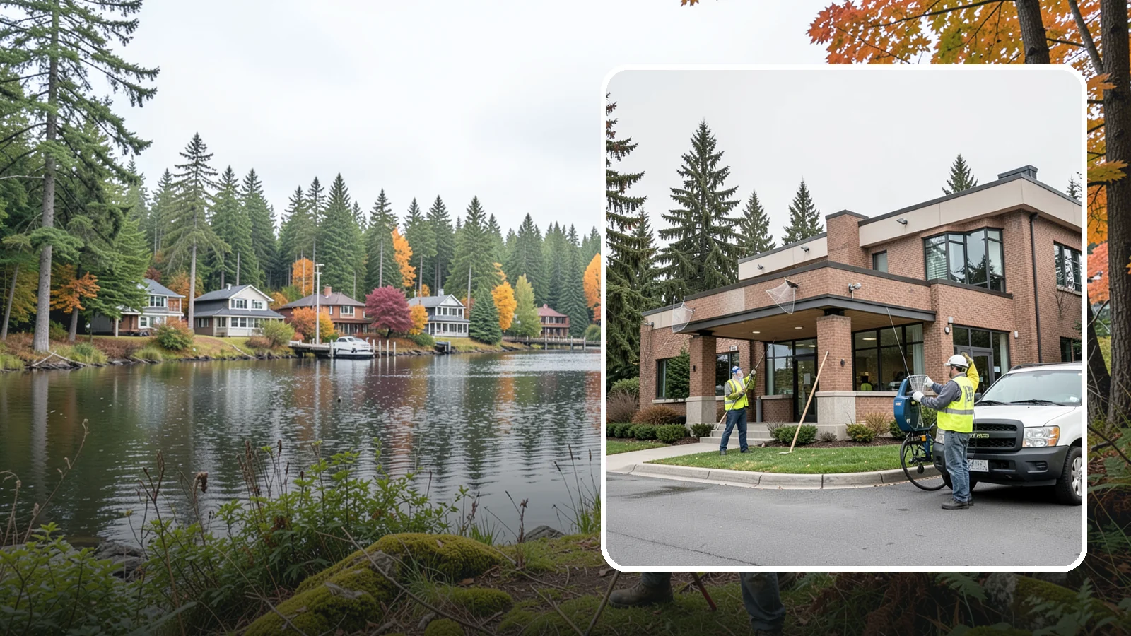 Bird Control & Deterrent in La Conner, Skagit County, WA - Bird control and deterrent installation that protects public buildings and structures from nuisance birds.