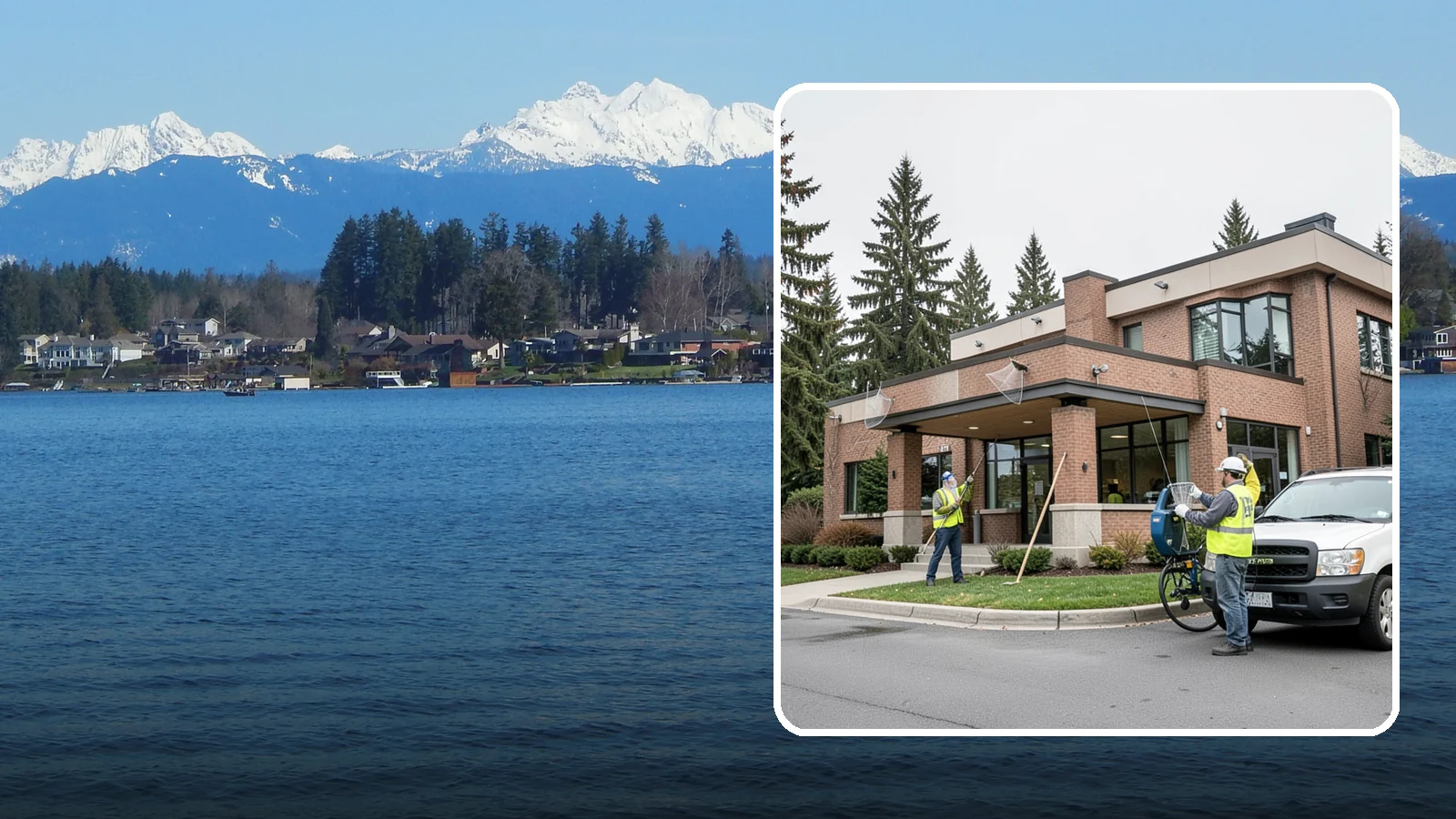 Bird Control & Deterrent in Lake Stevens, Snohomish County, WA - Bird control and deterrent installation that protects public buildings and structures from nuisance birds.