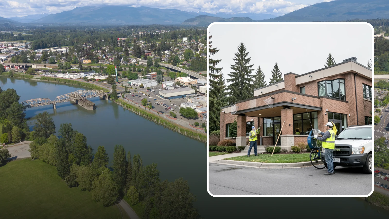 Bird Control & Deterrent in Mount Vernon, Skagit County, WA - Bird control and deterrent installation that protects public buildings and structures from nuisance birds.