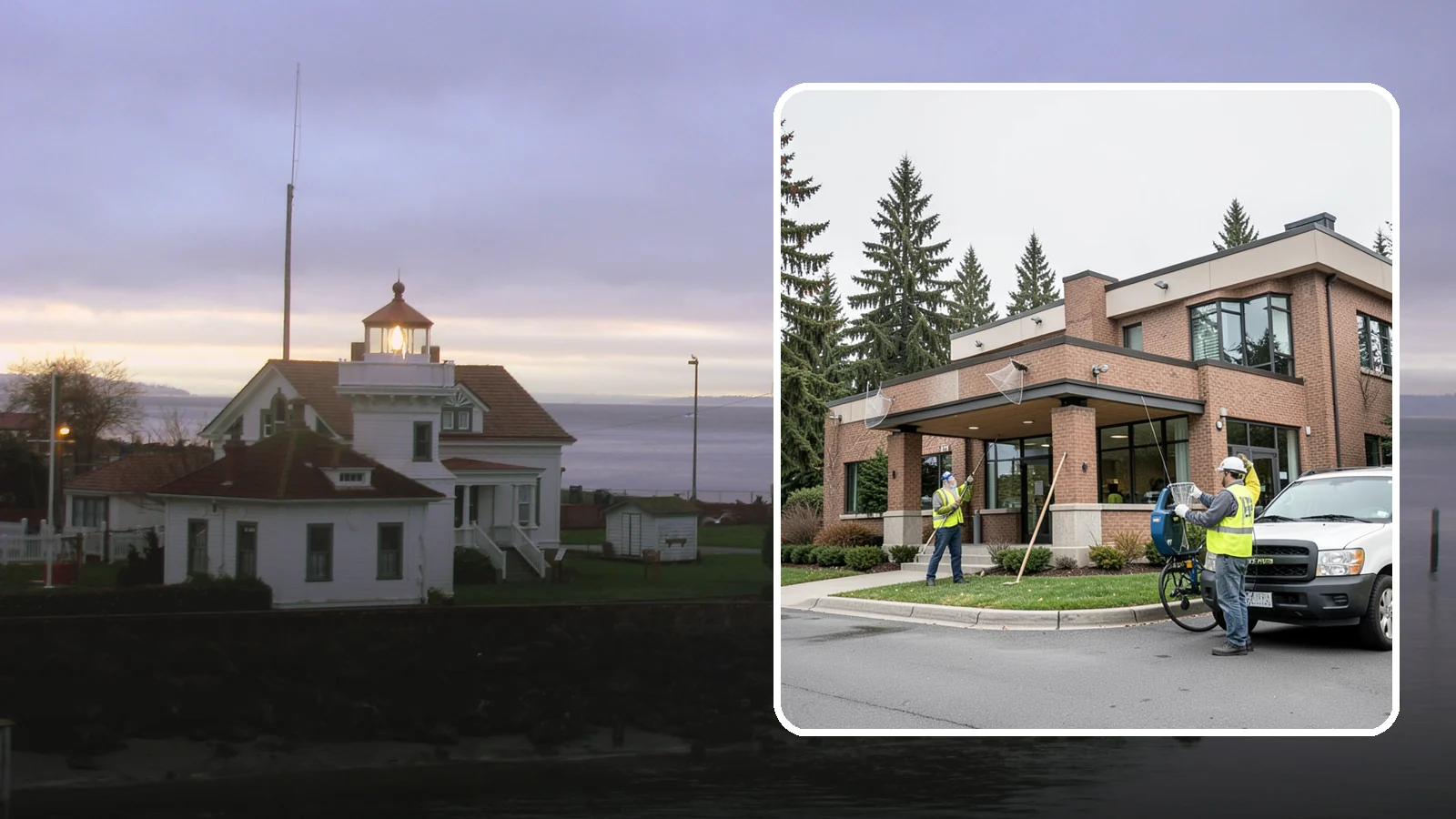 Bird Control & Deterrent in Mukilteo, Snohomish County, WA - Bird control and deterrent installation that protects public buildings and structures from nuisance birds.