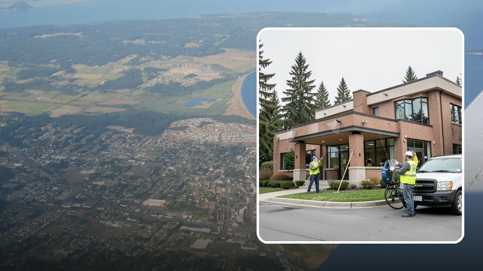 Bird Control & Deterrent in Oak Harbor, Island County, WA - Bird control and deterrent installation that protects public buildings and structures from nuisance birds.