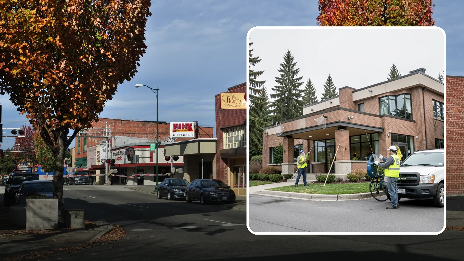 Bird Control & Deterrent in Puyallup, Pierce County, WA - Bird control and deterrent installation that protects public buildings and structures from nuisance birds.
