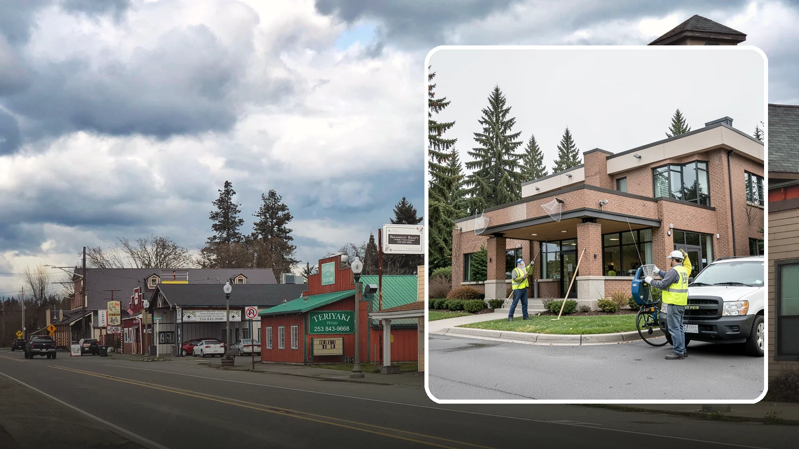 Bird Control & Deterrent in Roy, Pierce County, WA - Bird control and deterrent installation that protects public buildings and structures from nuisance birds.