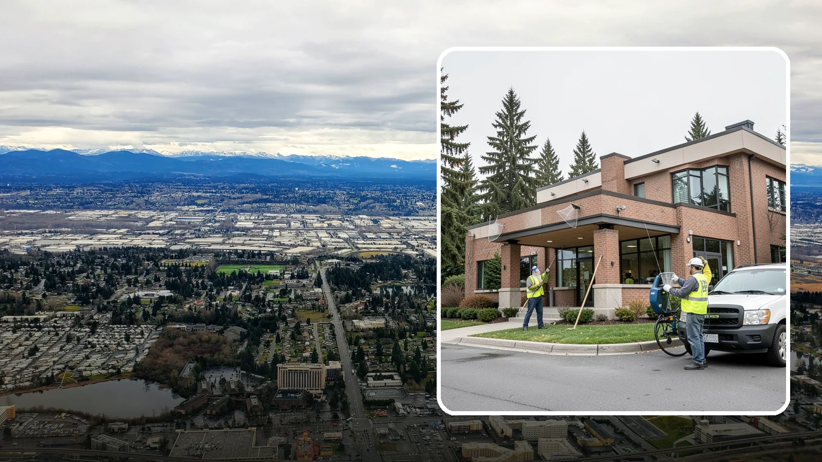 Bird Control & Deterrent in SeaTac, King County, WA - Bird control and deterrent installation that protects public buildings and structures from nuisance birds.