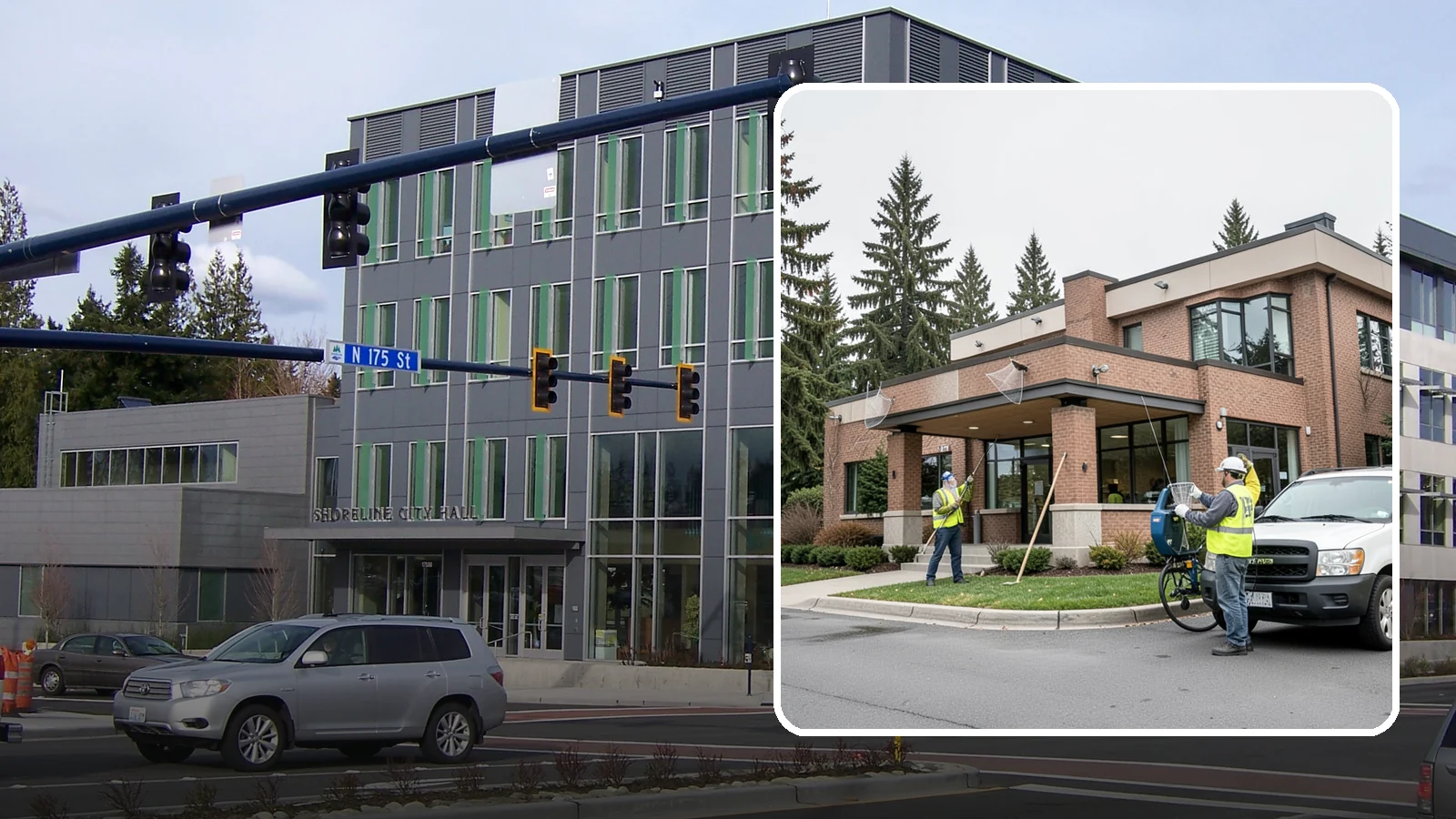 Bird Control & Deterrent in Shoreline, King County, WA - Bird control and deterrent installation that protects public buildings and structures from nuisance birds.