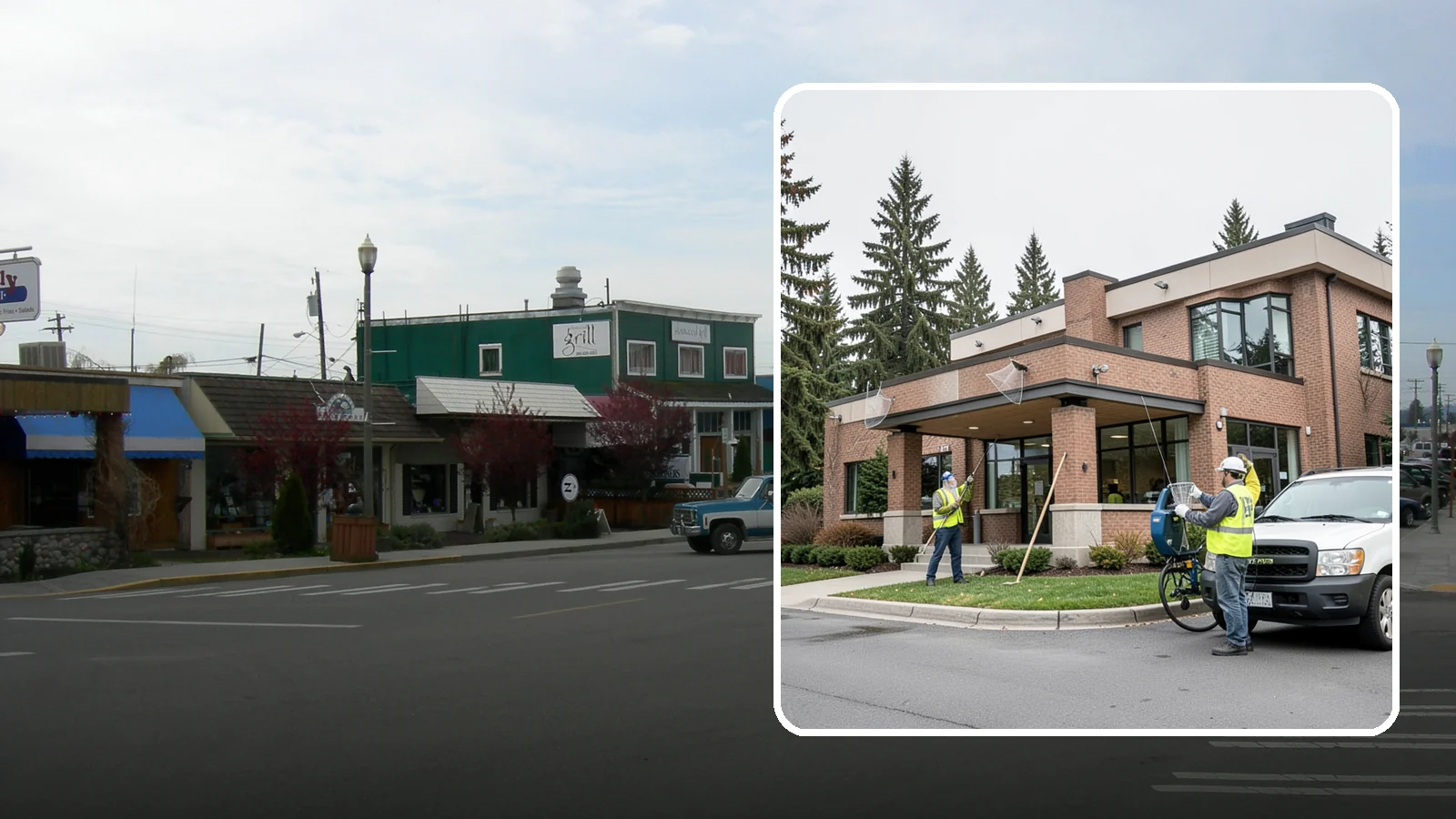 Bird Control & Deterrent in Stanwood, Snohomish County, WA - Bird control and deterrent installation that protects public buildings and structures from nuisance birds.
