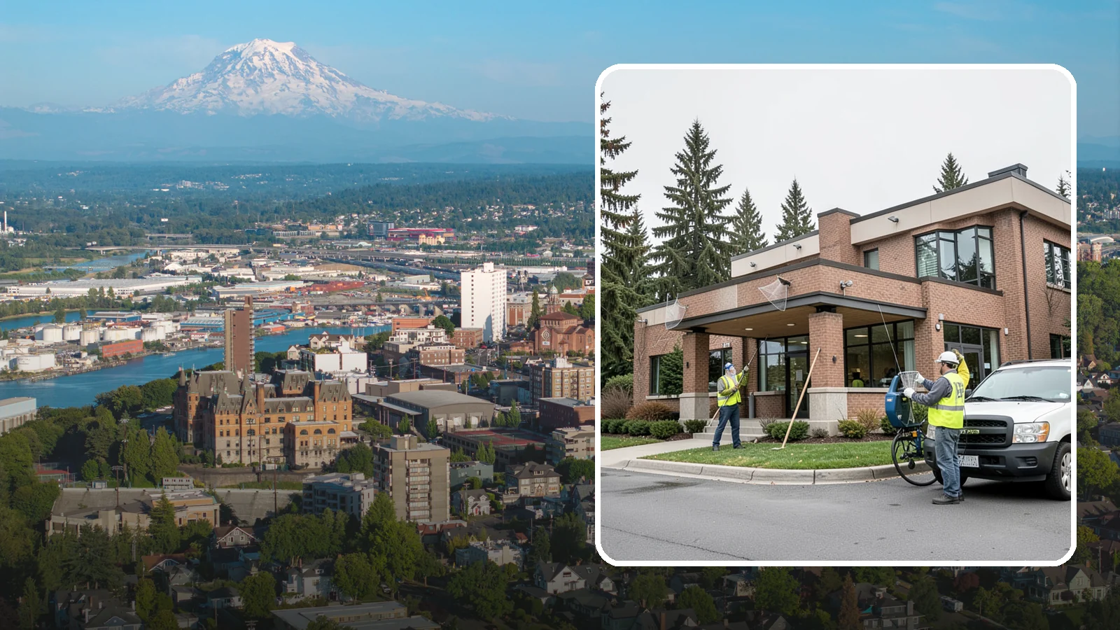 Bird Control & Deterrent in Tacoma, Pierce County, WA - Bird control and deterrent installation that protects public buildings and structures from nuisance birds.