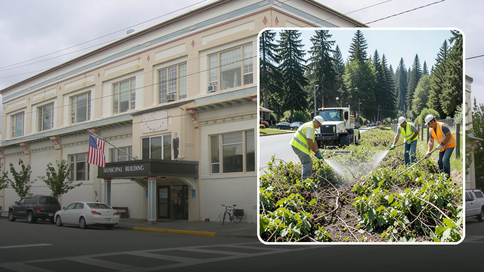 Blackberry Removal in Anacortes, Skagit County, WA - Combined mechanical and chemical removal of Himalayan blackberry reclaiming public parcels, trails, and fence lines.