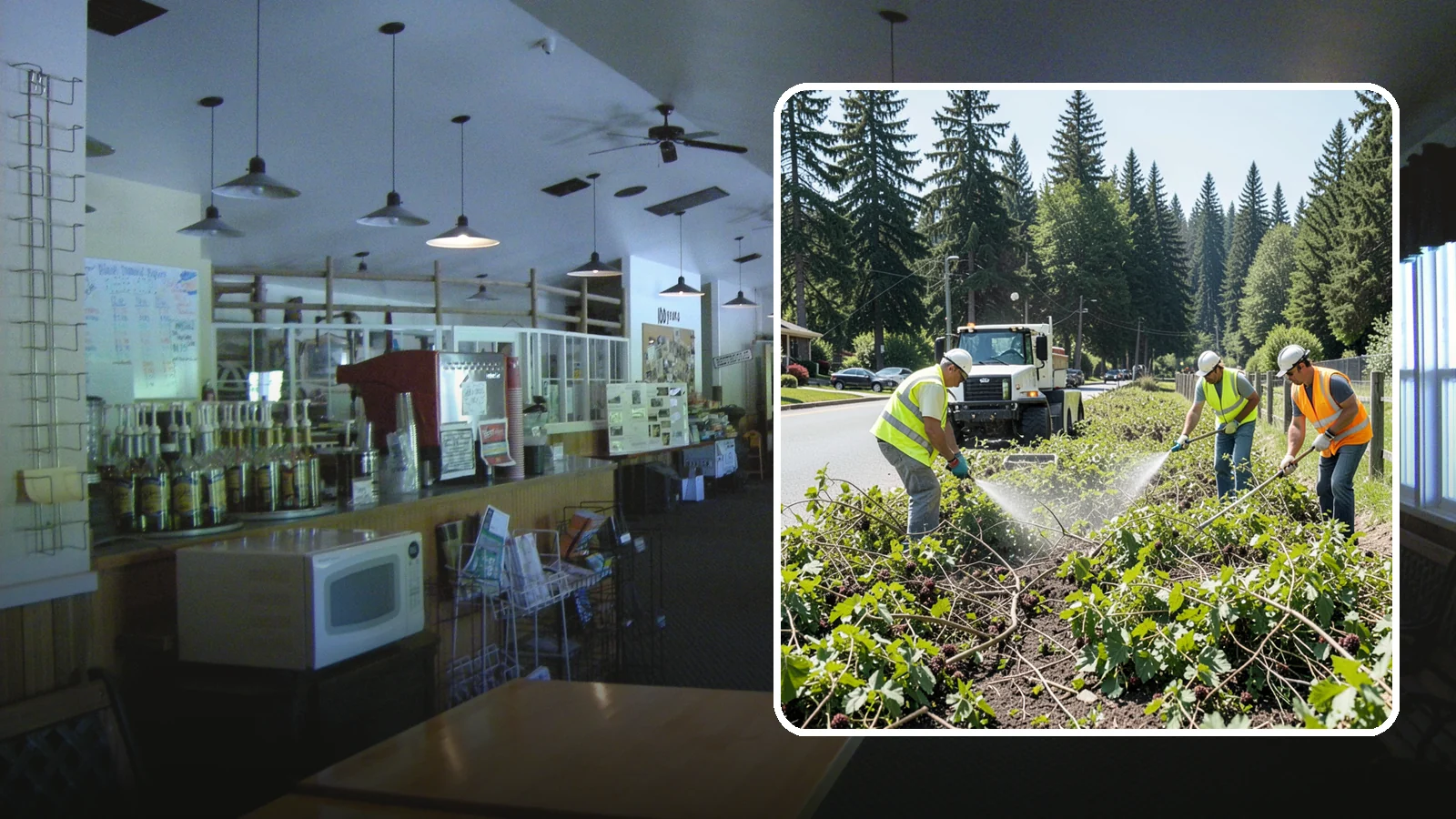 Blackberry Removal in Black Diamond, King County, WA - Combined mechanical and chemical removal of Himalayan blackberry reclaiming public parcels, trails, and fence lines.