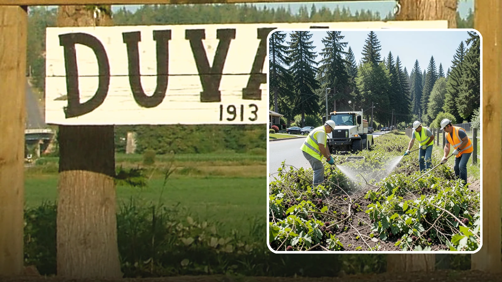 Blackberry Removal in Duvall, King County, WA - Combined mechanical and chemical removal of Himalayan blackberry reclaiming public parcels, trails, and fence lines.