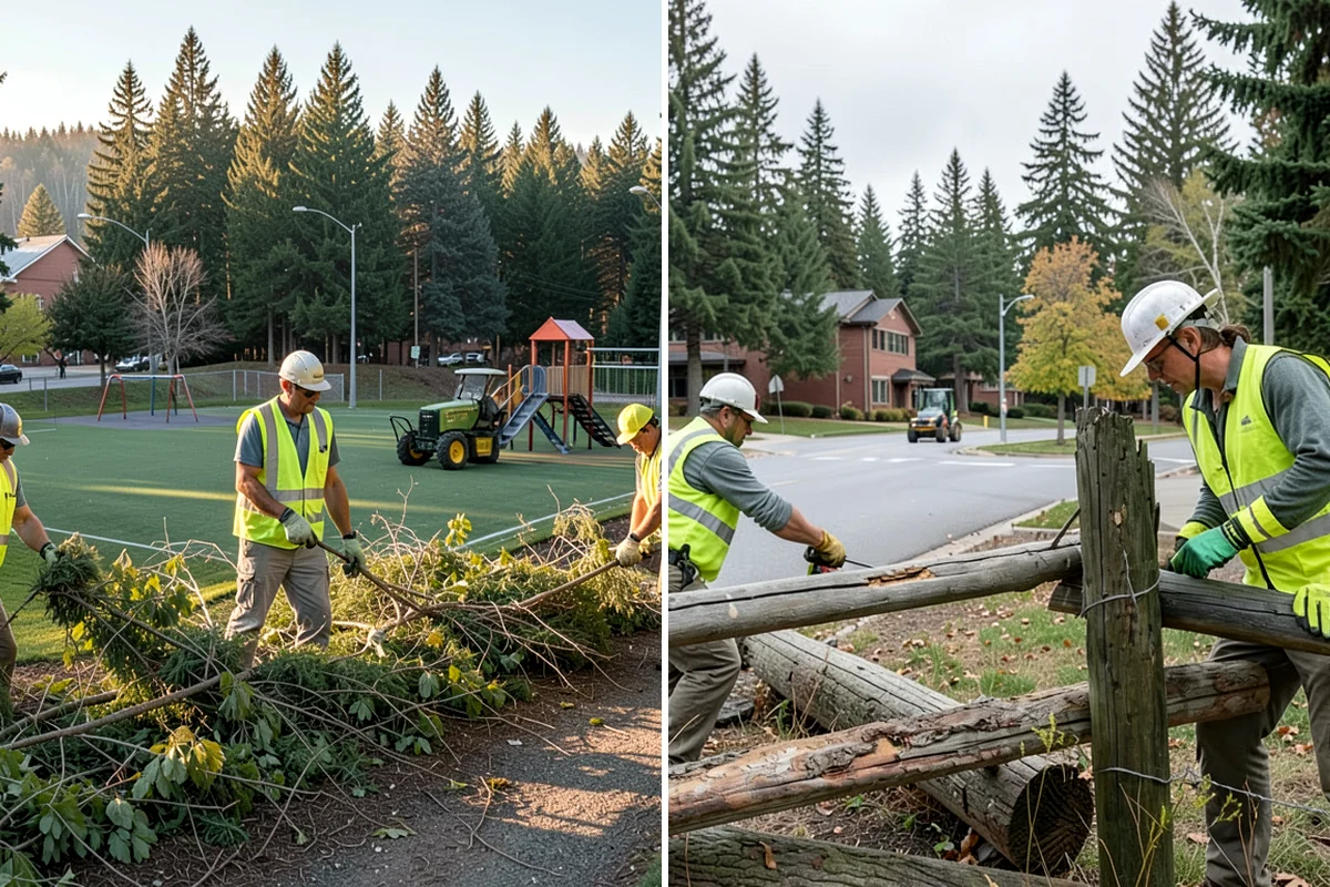 Blackberry Removal in Federal Way, King County, WA - Cut and remove cane mass to expose crowns and ground