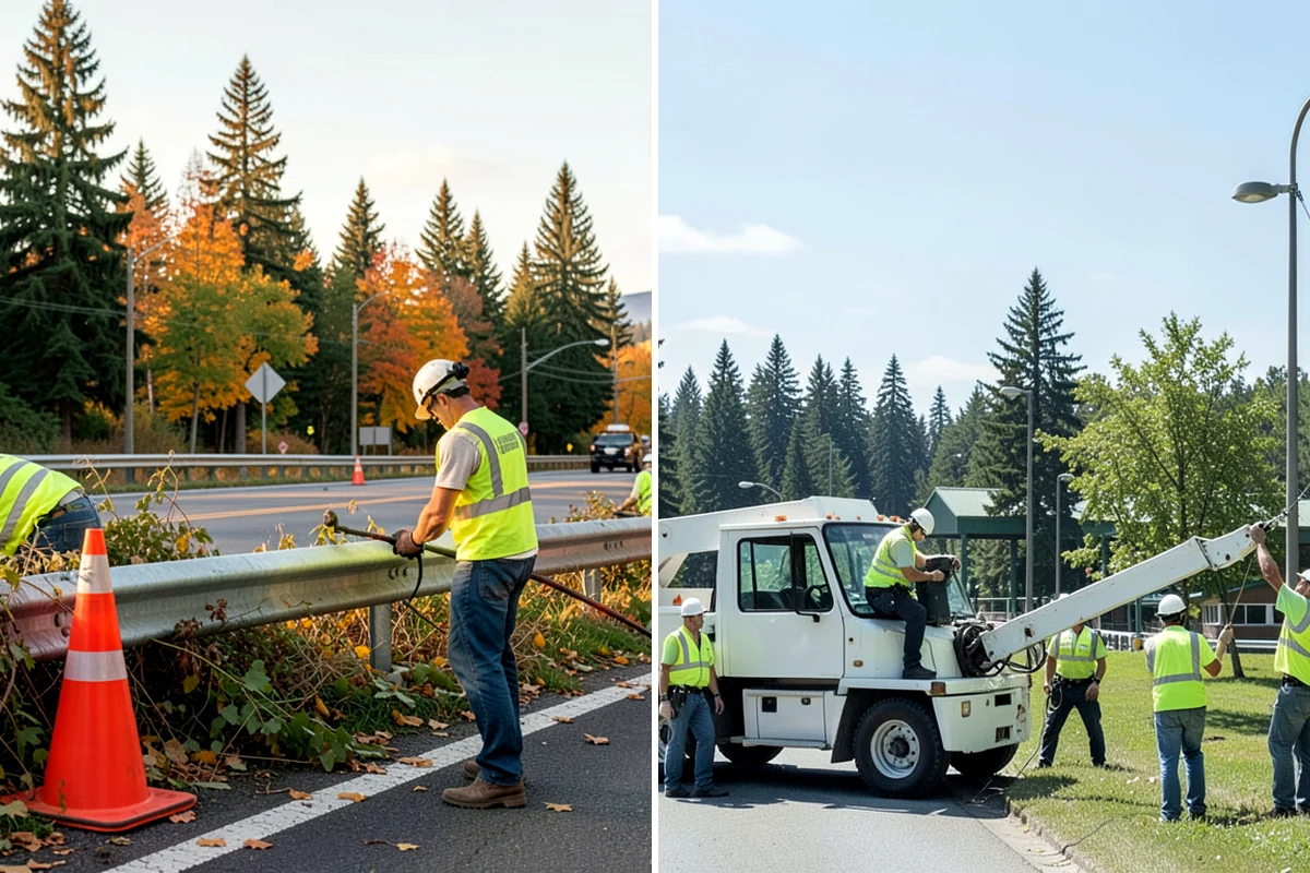 Blackberry Removal in Kenmore, King County, WA - Cut and remove cane mass to expose crowns and ground