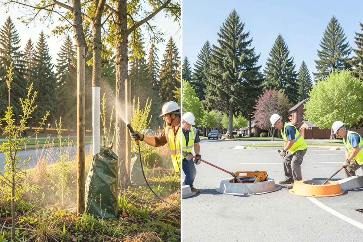 Blackberry Removal in La Conner, Skagit County, WA - Cut and remove cane mass to expose crowns and ground