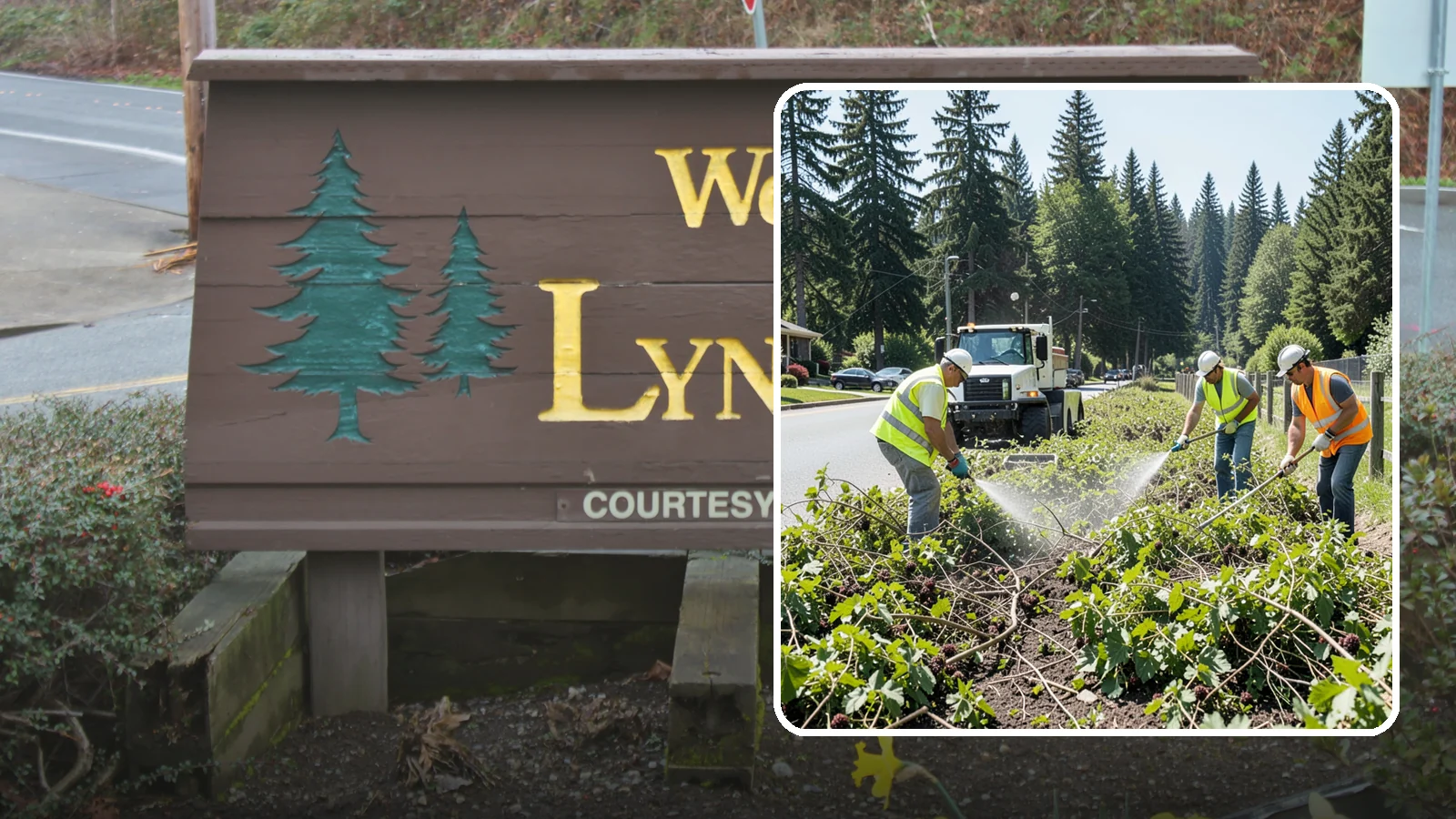 Blackberry Removal in Lynnwood, Snohomish County, WA - Combined mechanical and chemical removal of Himalayan blackberry reclaiming public parcels, trails, and fence lines.