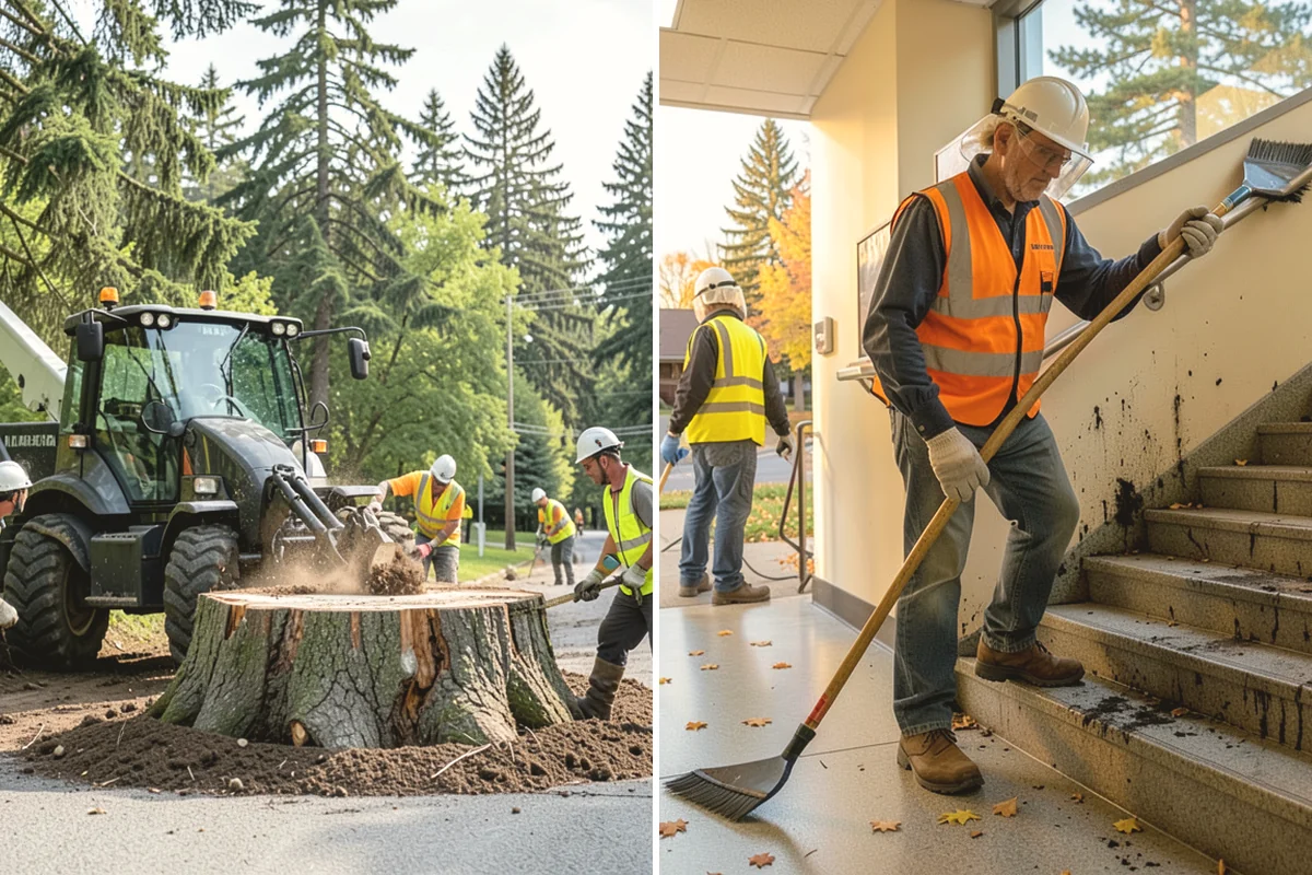 Blackberry Removal in Mountlake Terrace, Snohomish County, WA - Cut and remove cane mass to expose crowns and ground