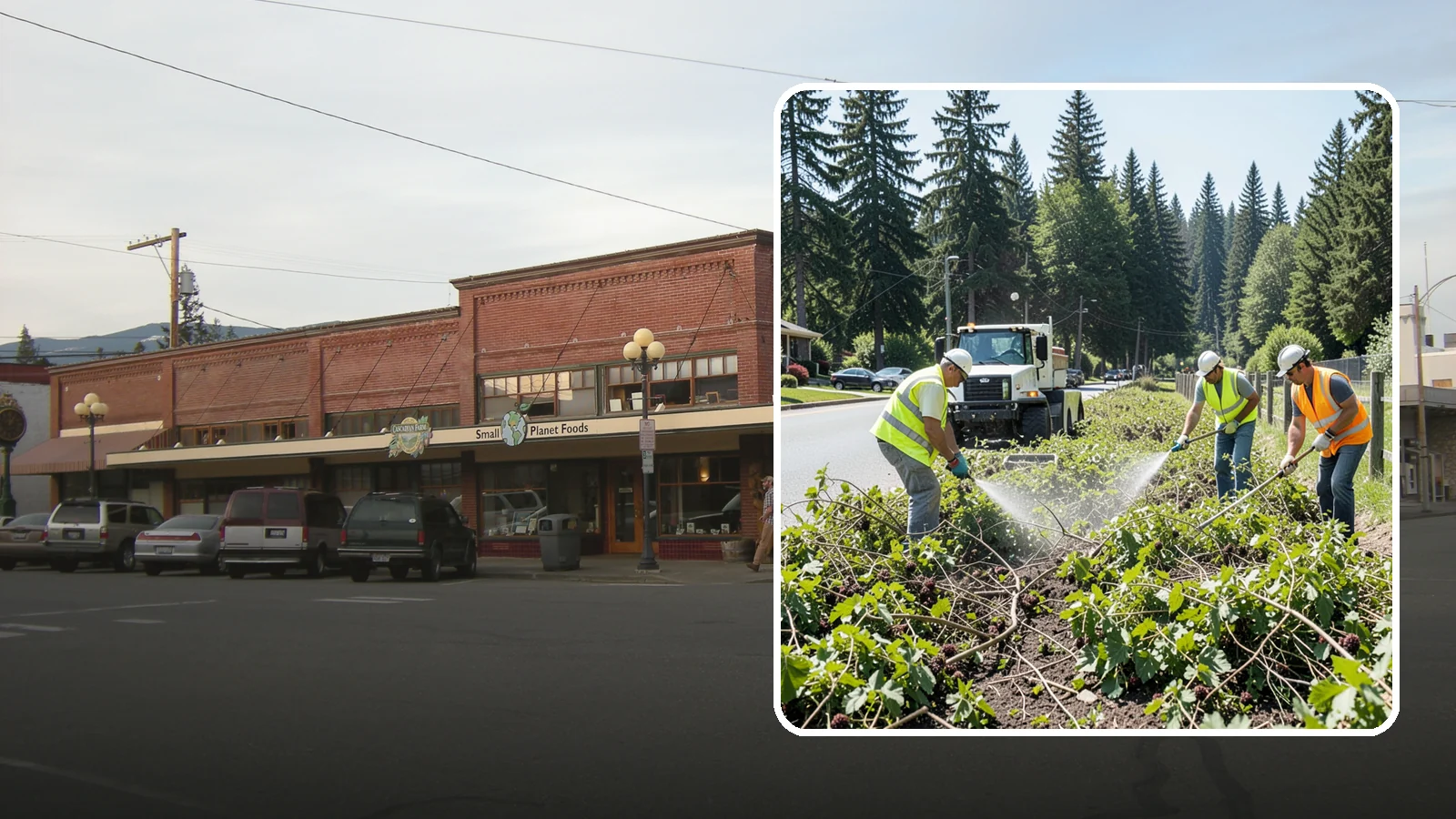 Blackberry Removal in Sedro-Woolley, Skagit County, WA - Combined mechanical and chemical removal of Himalayan blackberry reclaiming public parcels, trails, and fence lines.