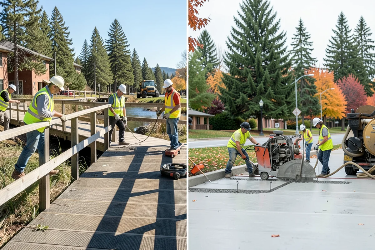 Blackberry Removal in Snoqualmie, King County, WA - Cut and remove cane mass to expose crowns and ground