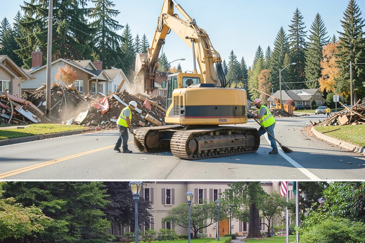 Blackberry Removal in Woodinville, King County, WA - Cutting is done any time, but the follow-up herbicide treatment is most effective on fall regrowth as the plant moves resources...
