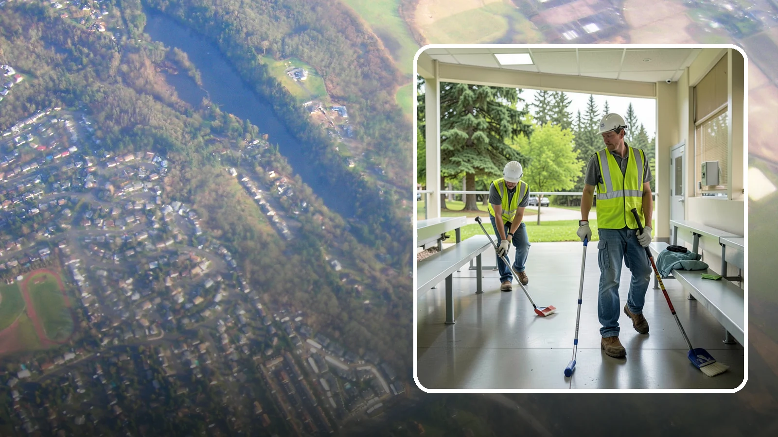 Bleacher Cleaning in Algona, King County, WA - Detailed cleaning of public bleachers and grandstands to maintain safe, presentable spectator seating.