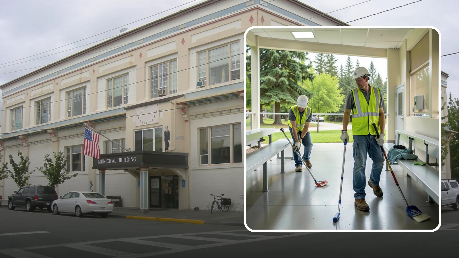 Bleacher Cleaning in Anacortes, Skagit County, WA - Detailed cleaning of public bleachers and grandstands to maintain safe, presentable spectator seating.