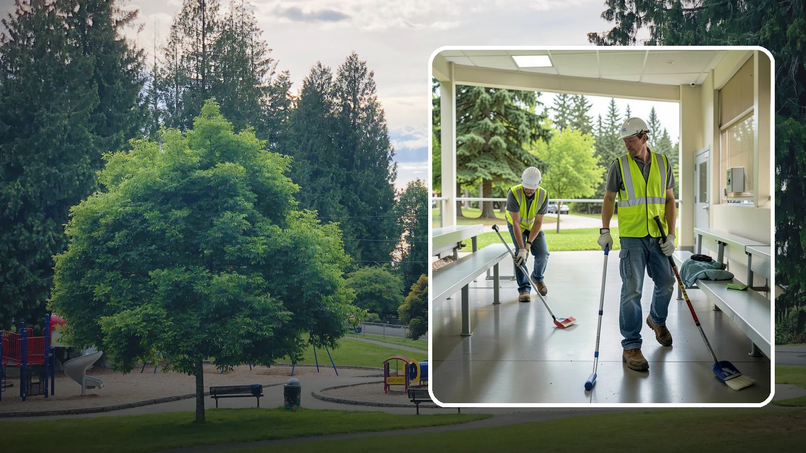 Bleacher Cleaning in Bonney Lake, Pierce County, WA - Detailed cleaning of public bleachers and grandstands to maintain safe, presentable spectator seating.
