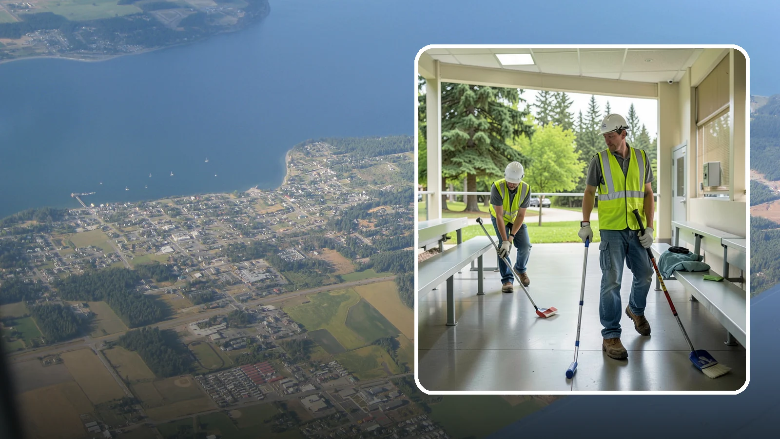 Bleacher Cleaning in Coupeville, Island County, WA - Detailed cleaning of public bleachers and grandstands to maintain safe, presentable spectator seating.