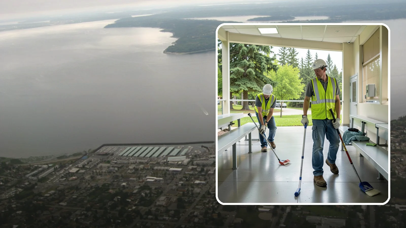 Bleacher Cleaning in Des Moines, King County, WA - Detailed cleaning of public bleachers and grandstands to maintain safe, presentable spectator seating.