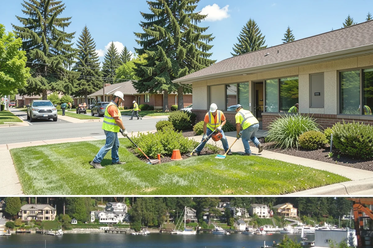 Bleacher Cleaning in Gig Harbor, Pierce County, WA - Cleaning is best before spring and summer sports seasons and after heavy-use events or fall leaf drop.