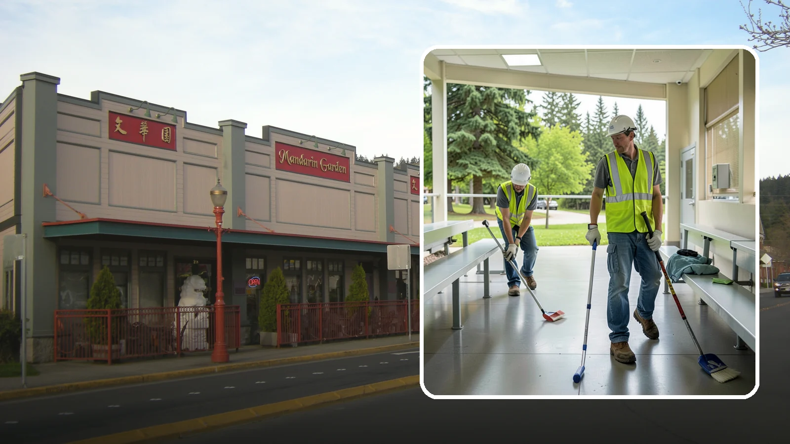 Bleacher Cleaning in Issaquah, King County, WA - Detailed cleaning of public bleachers and grandstands to maintain safe, presentable spectator seating.