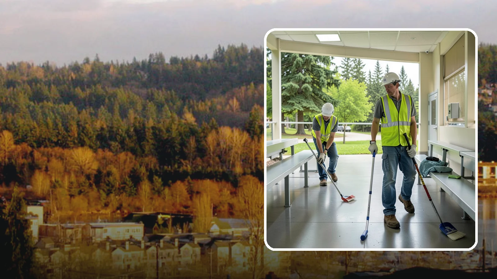 Bleacher Cleaning in Kenmore, King County, WA - Detailed cleaning of public bleachers and grandstands to maintain safe, presentable spectator seating.