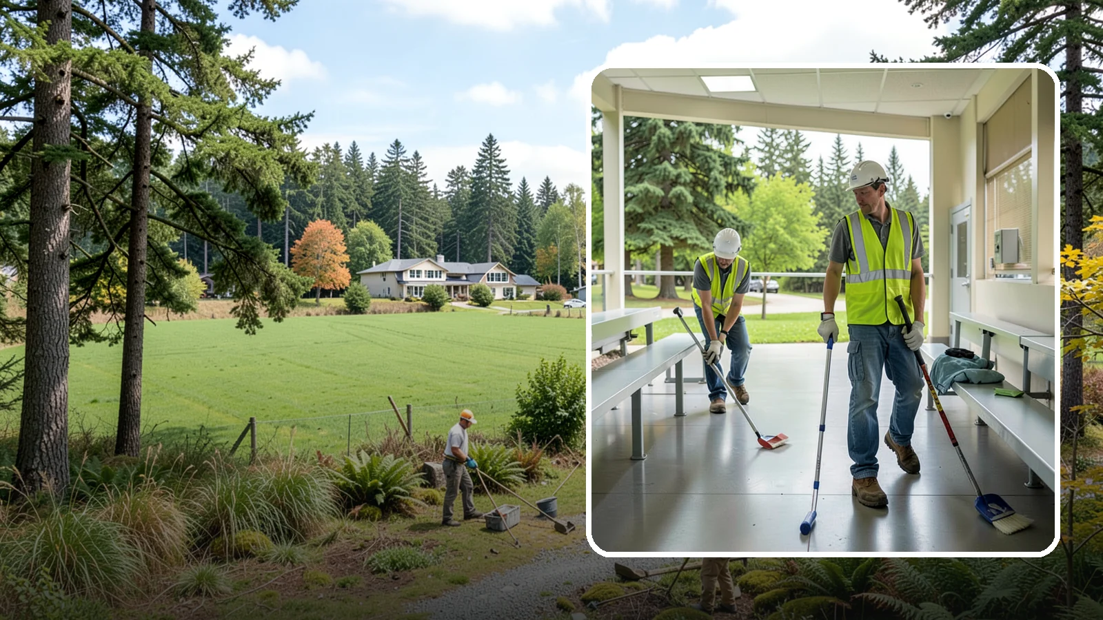 Bleacher Cleaning in Lyman, Skagit County, WA - Detailed cleaning of public bleachers and grandstands to maintain safe, presentable spectator seating.
