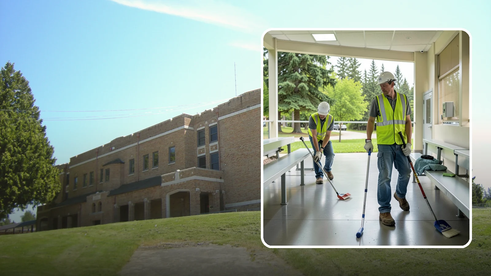 Bleacher Cleaning in Maple Valley, King County, WA - Detailed cleaning of public bleachers and grandstands to maintain safe, presentable spectator seating.