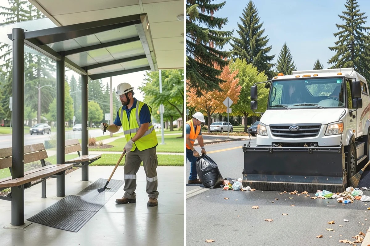 Bleacher Cleaning in North Bend, King County, WA - Inspect seating, walkways, handrails, and understructure