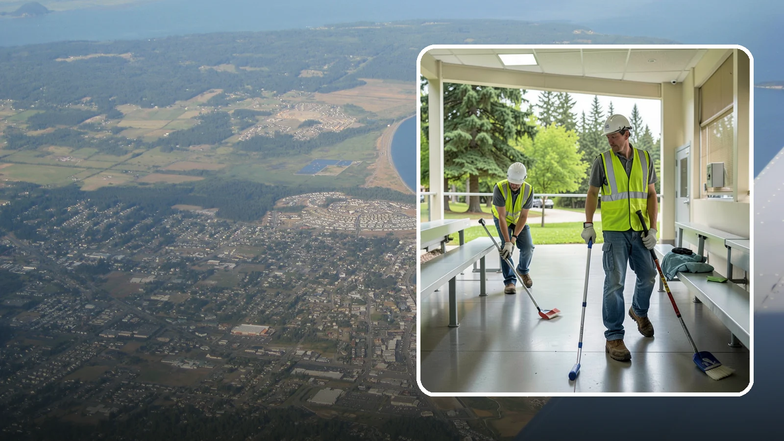 Bleacher Cleaning in Oak Harbor, Island County, WA - Detailed cleaning of public bleachers and grandstands to maintain safe, presentable spectator seating.