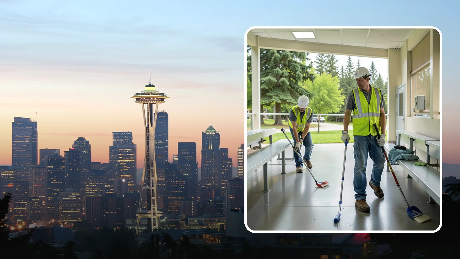 Bleacher Cleaning in Seattle, King County, WA - Detailed cleaning of public bleachers and grandstands to maintain safe, presentable spectator seating.