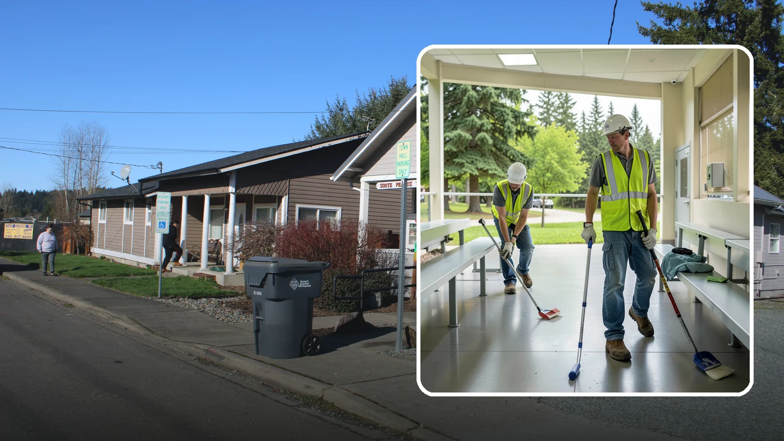 Bleacher Cleaning in South Prairie, Pierce County, WA - Detailed cleaning of public bleachers and grandstands to maintain safe, presentable spectator seating.