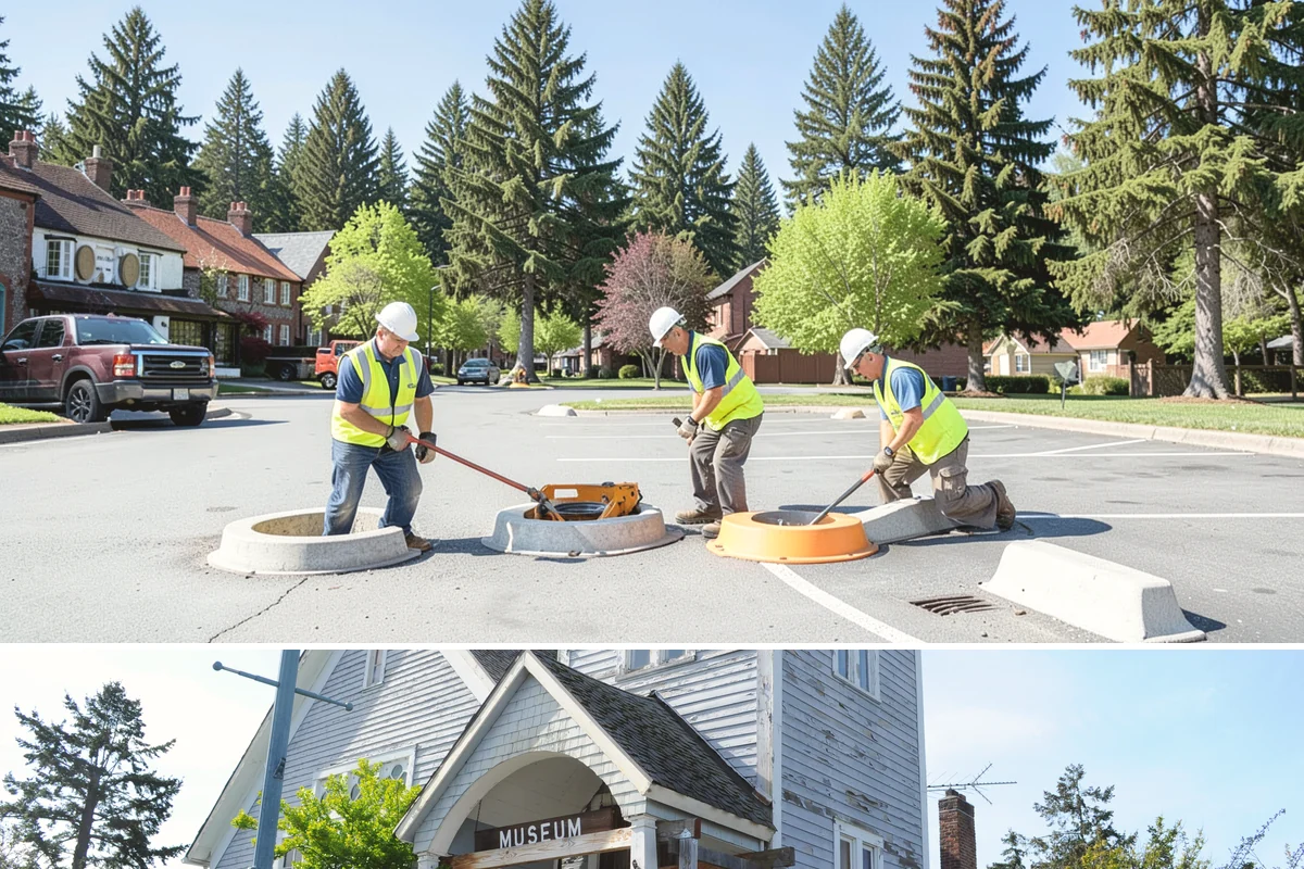 Bleacher Cleaning in Steilacoom, Pierce County, WA - Cleaning is best before spring and summer sports seasons and after heavy-use events or fall leaf drop.