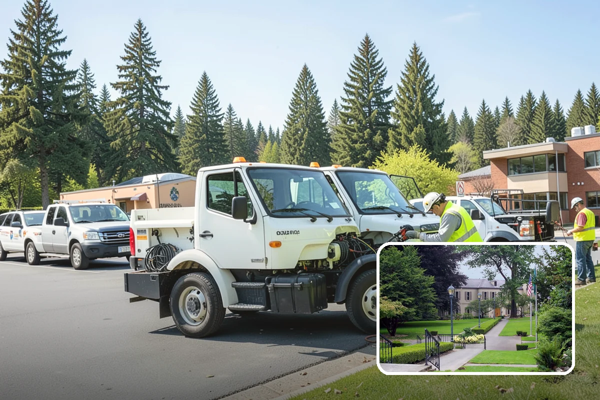 Bleacher Cleaning in Woodinville, King County, WA - Removes slip hazards from treads, aisles, and walkways
